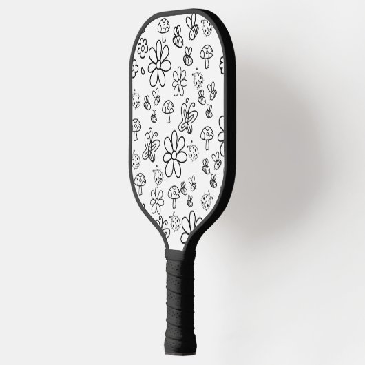 grillige zomer pickleball paddle (Links)