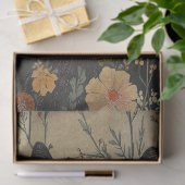 grillige zwarte kat decoupage tissuepapier (Geschenk)