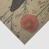 grillige zwarte kat decoupage tissuepapier (Detail)