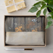Grillige zwarte kat en pompoenen decoupage tissuepapier (Geschenk)