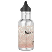 Grillige zwarte kat Glitterige - Wakker worden en Waterfles (Links)