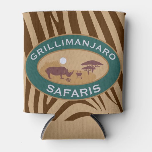 Grillimanjaro Blikhouder Blikjeskoeler (Voorkant)