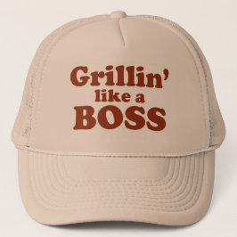 Grillin als een baas trucker pet