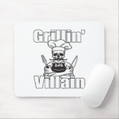 Grillin als een schurk BBQ Grillin en Chillin Gril Muismat (Met muis)