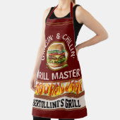 Grillin' and Chillin' All-Over Print Schort (Insitu)