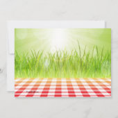 Grillin' and Chillin' Invitation Kaart (Achterkant)