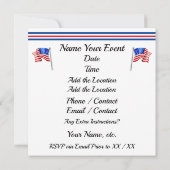 Grillin' and Chillin' Invitation Kaart (Achterkant)