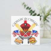 Grillin' and Chillin' Police Department Kaart (Staand voorkant)