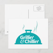 Grillin' & Chillin' Briefkaart (Voorkant / Achterkant)