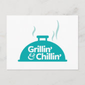 Grillin' & Chillin' Briefkaart (Voorkant)