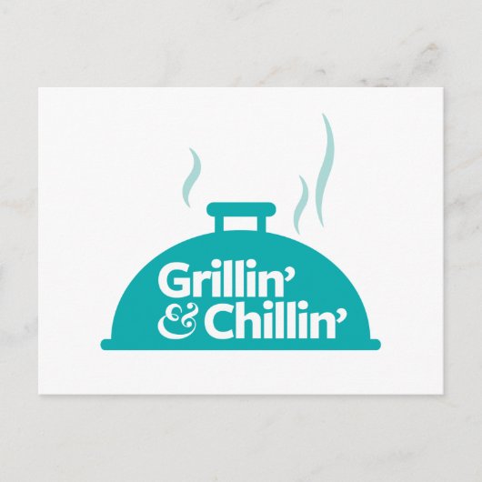 Grillin' & Chillin' Briefkaart (Voorkant)