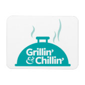 Grillin' & Chillin' Magneet (Horizontaal)