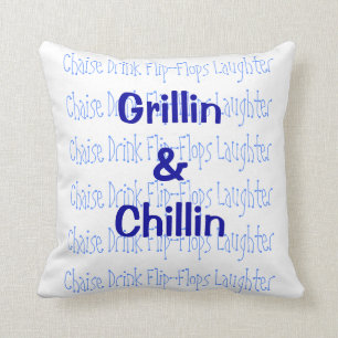 Grillin & Chillin Pillow Kussen