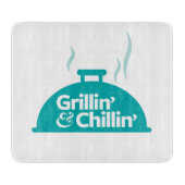 Grillin' & Chillin' Snijplank (Voorkant)