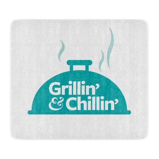 Grillin' & Chillin' Snijplank (Voorkant)
