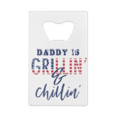 GRILLIN & CHILLIN-zomerkamp Creditkaart Flessenopener (Achterkant)