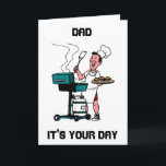 "GRILLIN" DAD VOOR ZIJN *BIRTHDAY* OF *VADERDAG* KAART<br><div class="desc">DEZE 'GRILLIN' DAD IS PERFECT VOOR 'ZIJN TWEEDE DAG' OF VOOR 'VADERDAG' EN HIJ ZAL ERVAN OVERTUIGD ZIJN ZODANIG DAT HIJ VAN DE BK HOUDT!!!!!!</div>
