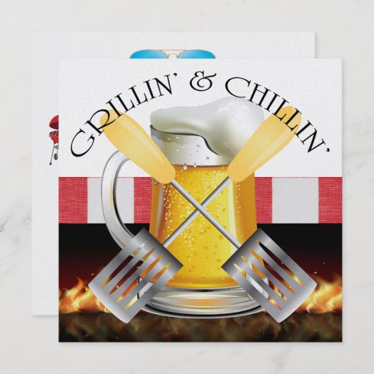 Grillin' en Chillin' 2 Kaart (Voorkant / Achterkant)