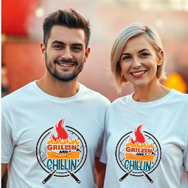 Grillin en Chillin BBQ Grill Unisex T-shirt
