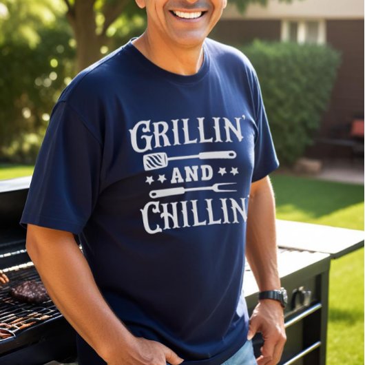 Grillin en Chillin BBQ T-shirt