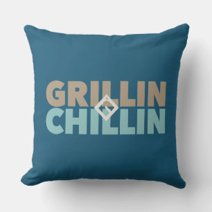 Grillin' en Chillin' Buitenkussen