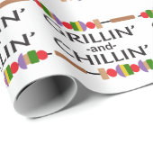 Grillin en Chillin Cadeaupapier (Rol Hoek)