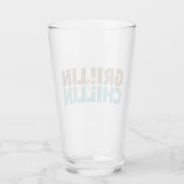 Grillin' en Chillin' Glas (Achterkant)