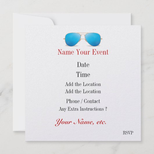 Grillin' en Chillin' Kaart (Achterkant)