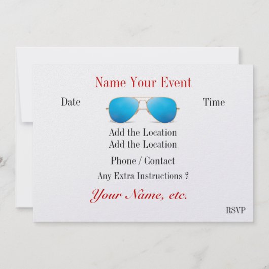 Grillin' en Chillin' Kaart (Achterkant)