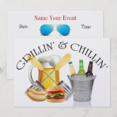 Grillin' en Chillin' Kaart (Voorkant / Achterkant)