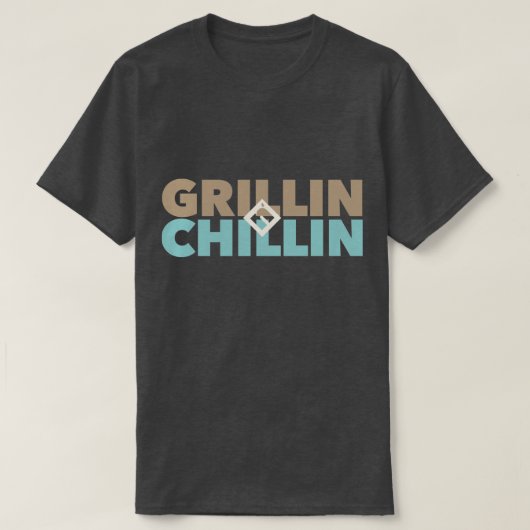 Grillin' en Chillin' T-shirt (Design voorkant)