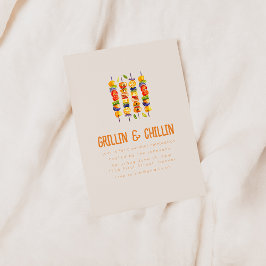 Grillin en Chilling Zomer Backyard BBQ Kaart