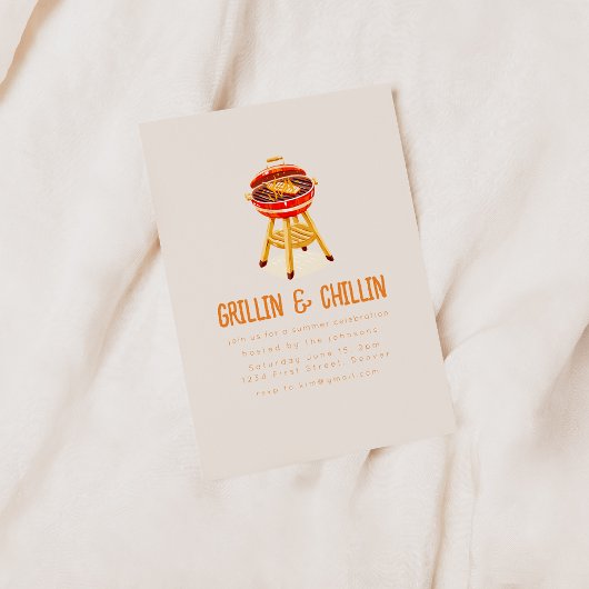 Grillin en Chilling Zomer Backyard BBQ Kaart