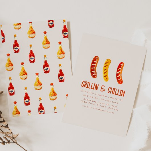 Grillin en Chilling Zomer Backyard BBQ Kaart