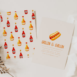 Grillin en Chilling Zomer Backyard BBQ Kaart