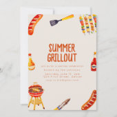 Grillin en Chilling Zomer Backyard BBQ Kaart (Voorkant)