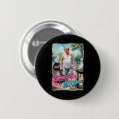 Grillin Like A Felon Funny Trump 2024 Chillin Like Ronde Button 5,7 Cm (Voorkant /achterkant)