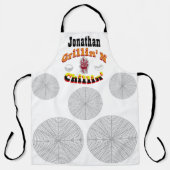 Grillin' N Chillin' Personalized Voeg je eigen naa Schort (Voorkant)