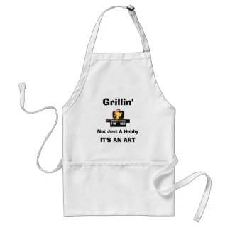 Grillin, niet alleen een hobby, het is een KUNST Standaard Schort