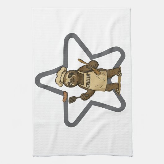 Grillin' Sloth Star Theedoek (Verticaal)