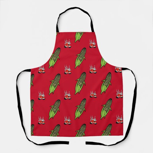 Grilling Apron Corn & Coals Schort (Voorkant)