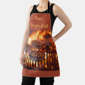 Grilling Burgers Custom Schort (Insitu)
