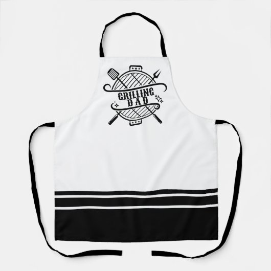 Grilling Dad Schort (Voorkant)