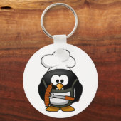Grilling Penguin Sleutelhanger (Voorkant)
