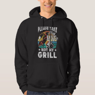 Grilling Pitmaster Husband alstublieft mijn vrouw Hoodie