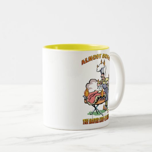 Grilling Tweekleurige Koffiemok (Voorkant rechts)