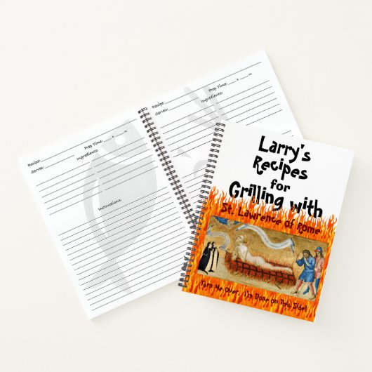 Grilling with St. Lawrence of Rome (M 022) Recipe Notitieboek (Binnen)