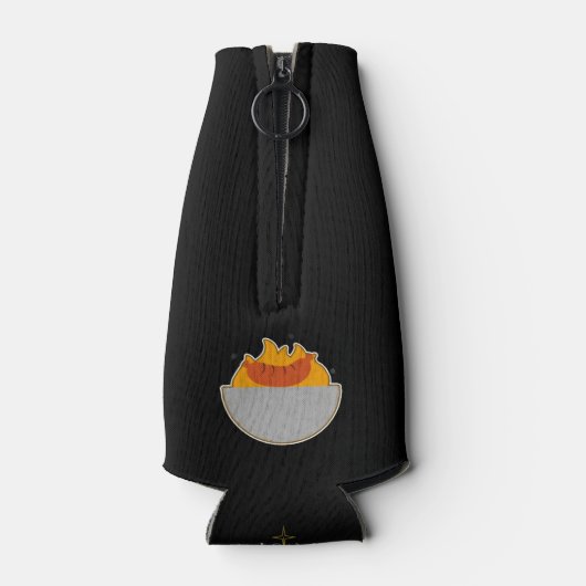 grillmaster aan het werk flesjeskoeler (Achterkant)