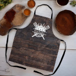 Grillmaster BBQ Rustiek Donker Hout Print Schort<br><div class="desc">Verhoog je BBQ spel met de Grillmaster BBQ Rustic Dark Wood Print Schort. Dit schort is gemaakt voor comfort en stijl en heeft een opvallend donkerhouten printontwerp dat rustieke charme geeft aan uw kookervaring. Het is perfect voor het beschermen van uw kleding tijdens het grillen, bakken of koken. Met verstelbare...</div>