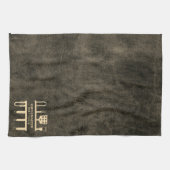 Grillmaster custom name classic barbeque tools theedoek (Horizontaal)